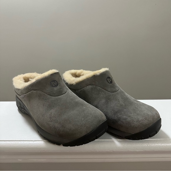 Merrell Shoes - Merrell Encore Ice Women’s Fury Slip-On Clog Merrell Stone Color Shoes Sz 8.5